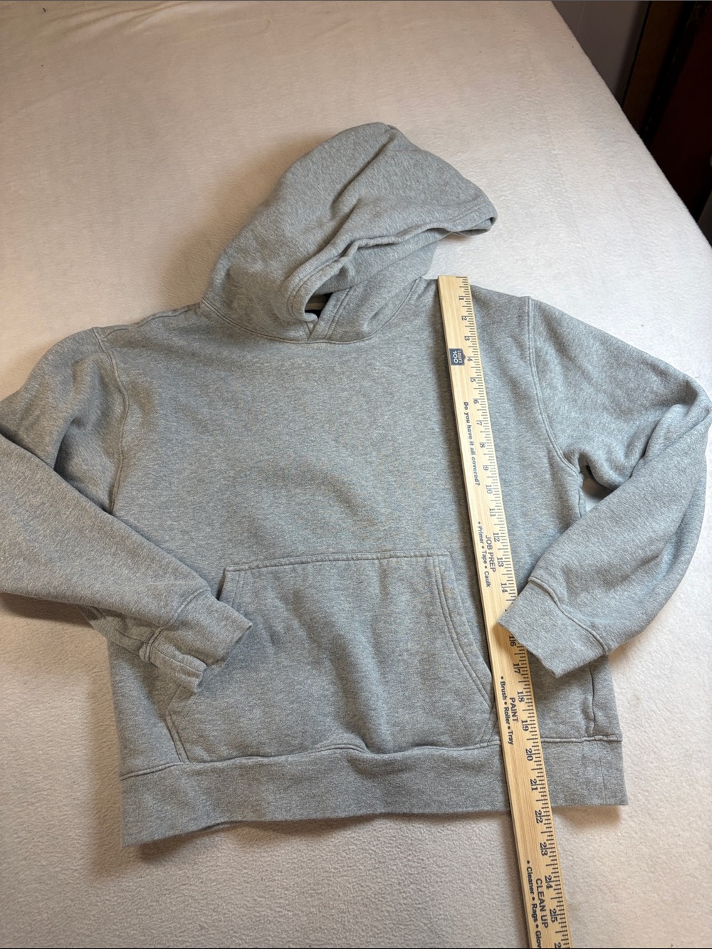 Quince Light Gray Women's Hoodie Sweatshirt